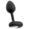 ANOS - vibrációs anál plug szett (fekete)