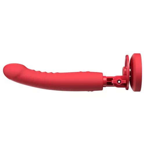 LOVENSE Mission 2 - okos vibrátor tapadókoronggal (piros)