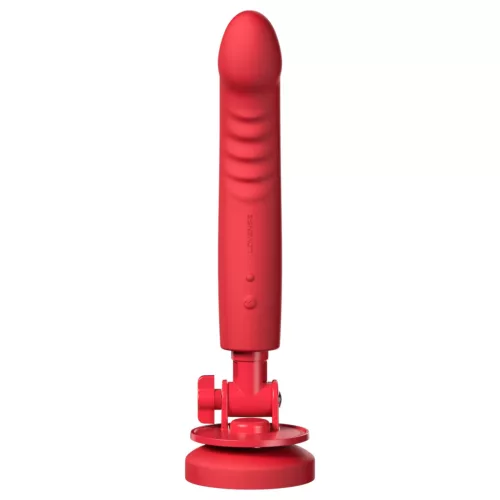LOVENSE Mission 2 - okos vibrátor tapadókoronggal (piros)