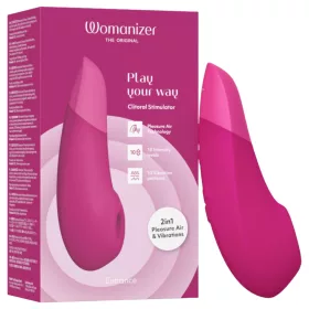   Womanizer Enhance - léghullámos csiklóizgató (rózsaszín)