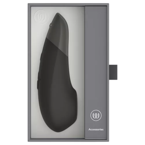 Womanizer Enhance - léghullámos csiklóizgató (fekete)