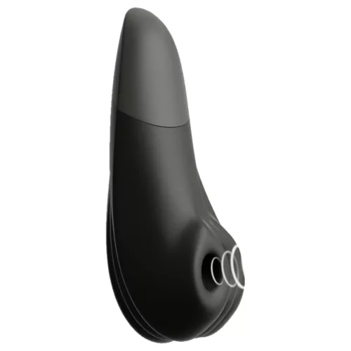 Womanizer Enhance - léghullámos csiklóizgató (fekete)