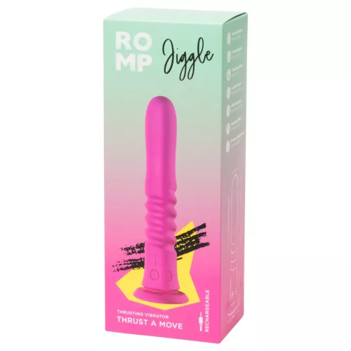 ROMP Jiggle - lökő vibrátor tapadókoronggal (rózsaszín)