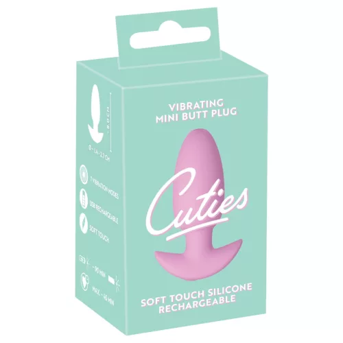 Cuties Mini - vibrációs anál plug (pink)