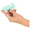 Cuties Mini - gömbös vibrációs anál plug (zöld)