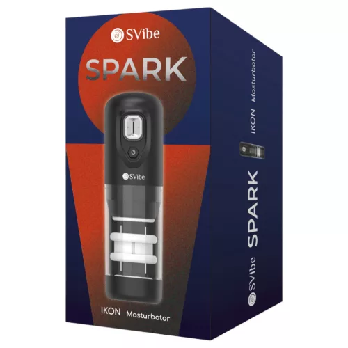 Snail Vibe Ikon Spark - automata maszturbátor (fekete)
