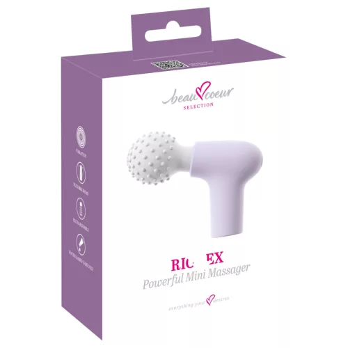 Beau Coeur Rionex - mini masszírozó vibrátor (lila)