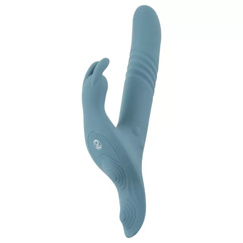 You2Toys - 3 részes felcsatolható nyuszis lökővibrátor távirányítóval (kék)