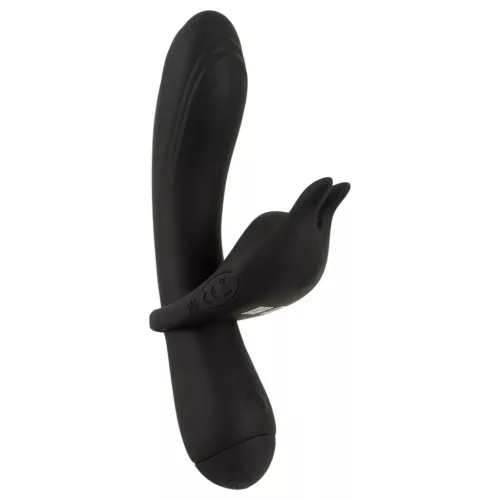 Couple Choice - péniszgyűrű és G-pont vibrátor (szürke)