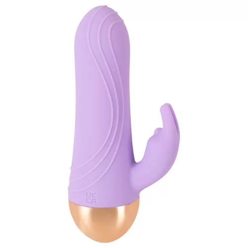 Cuties - akkus, vízálló mini csiklókaros vibrátor (lila)