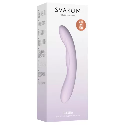 Svakom Selena - melegítős, lökő G-pont vibrátor (lila)
