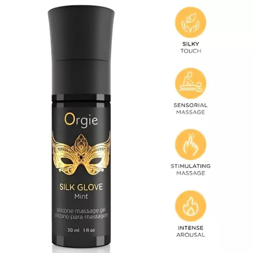 Orgie Pearls Lust - gyöngy nyaklánc és masszázsgél (30ml)