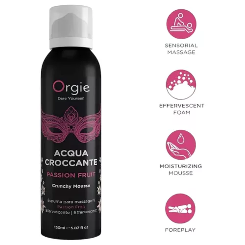 Orgie Acqua Croccante - masszázs hab - passion fruit (150ml)