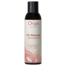   Orgie All Natural - vízbázisú síkosító gél - eper (150ml)