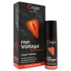 Orgie High Voltage - folyékony vibrátor - eper (15 ml)