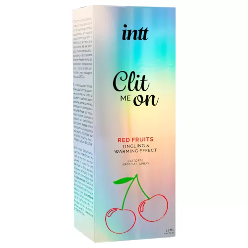 intt Clit Me On - folyékony vibrátor csiklóspray - piros gyümölcs (12ml)