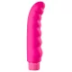 Baseks - hullámos vibrátor (rózsaszín) - 16 cm