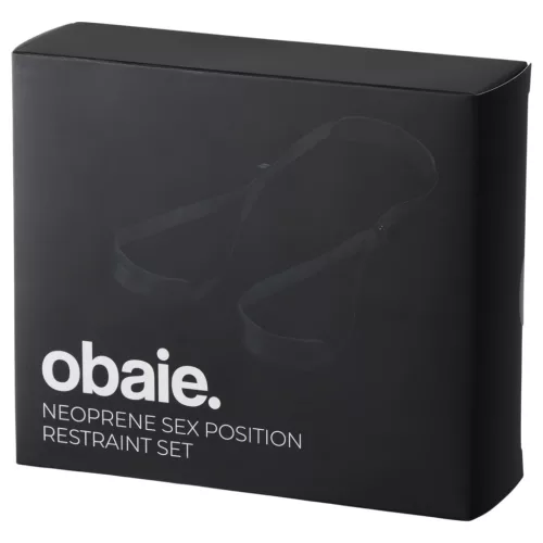 Obaie - neoprén pozíciótartó heveder (fekete)