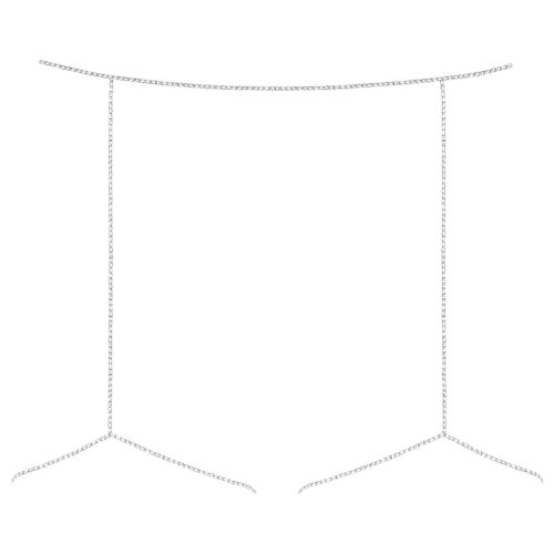 Obsessive Bijou 905 - ékszer testhám alsó (ezüst) - S-L