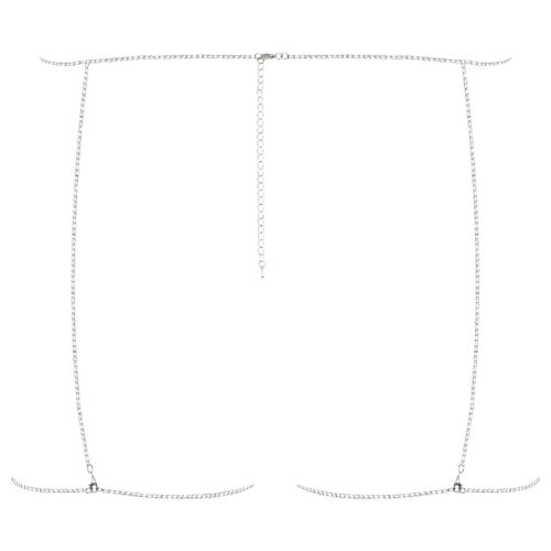 Obsessive Bijou 905 - ékszer testhám alsó (ezüst) - S-L