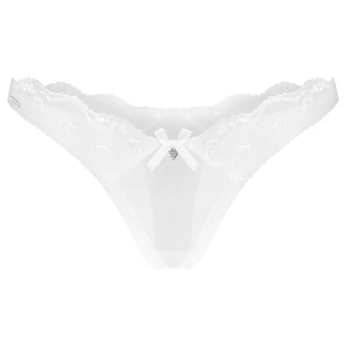 Obsessive Weddya - csipkés tanga (fehér)