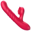 Sweet Play - 2in1 lökő és csiklóizgató vibrátor (pink)