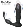 Men's Play - Okos lökő análvibrátor (fekete)