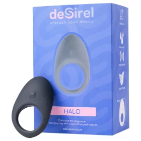 Desirel Halo - okos, vibrációs péniszgyűrű (fekete)