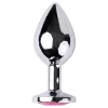 Desirel Pink Jewel S - anál plug (ezüst-pink)
