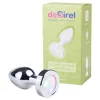 Desirel GlowPlug - világító anál plug - kicsi (ezüst)