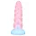 OgazR - világító unikornis dildó - 22cm (szivárvány)