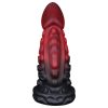 OgazR - polipkar dildó - 19cm (piros)