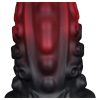 OgazR - polipkar dildó - 19cm (piros)