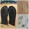 Flip-flop papucs - fütyi talppal - fekete