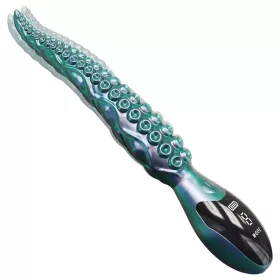 Monster Fuck - Polipkar vibrátor (zöld)