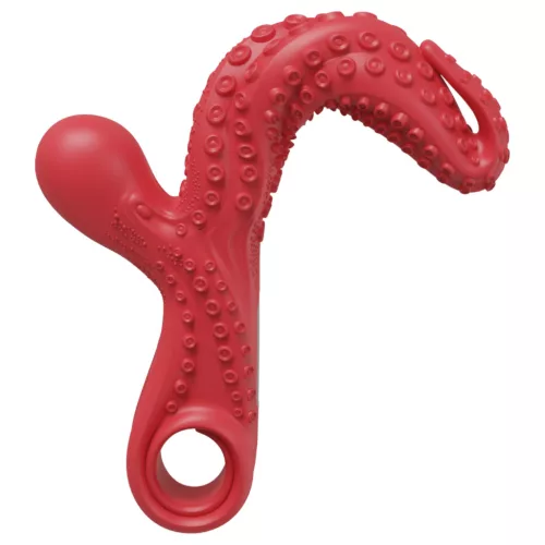 Monster Fuck - Csiklókaros polipkar vibrátor (piros)