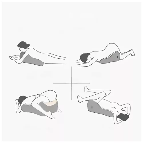 Desirel Magic Pillow - Memóriahabos párna dildótartóval (pink)