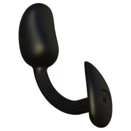 Kangvo - mágneses prosztata masszírozó anál plug görgőgolyóval (fekete)