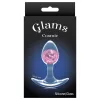 NS Novelties - átlászó butt plug - S (pink)