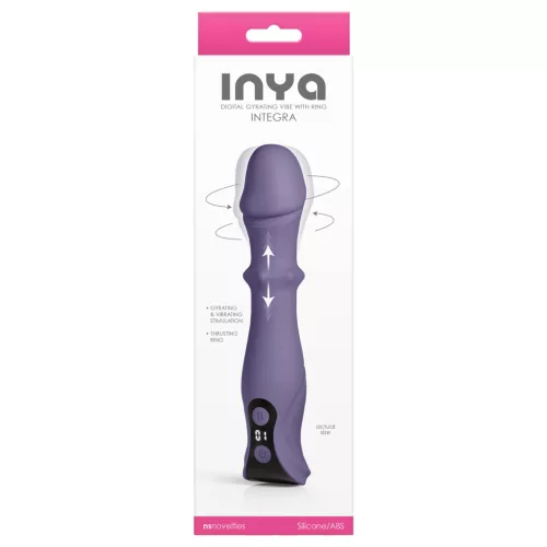 NS Novelties - lökő, forgó vibrátor (lila)