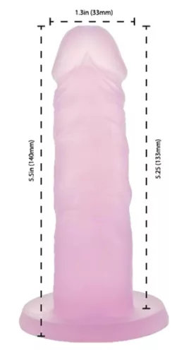 Addiction Coctails - tapadókorongos dildó (pink)