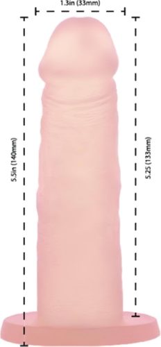 Addiction Coctails - tapadókorongos dildó (barack)