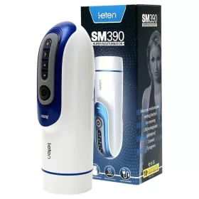 Leten SM390 - nyögő, melegítő maszturbátor (fehér)
