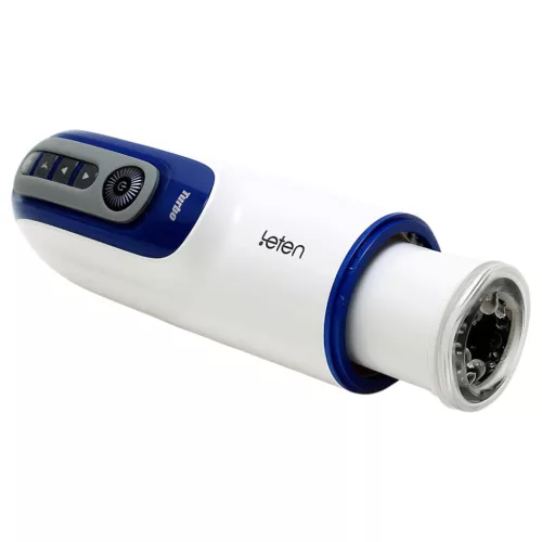 Leten SM390 - nyögő, melegítő maszturbátor (fehér)