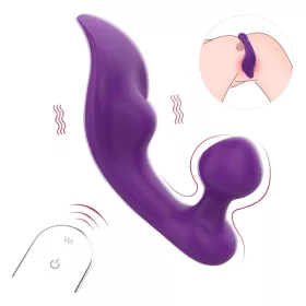   Sex HD Chomper - vízálló csikló- és anál vibrátor (lila)