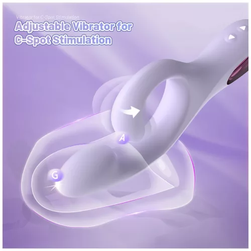Sex HD - csiklókaros G-pont vibrátor (lila)