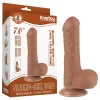 Lovetoy Sliding-Skin - herés kétrétegű dildó - 18,3 cm (natúr)