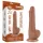 Lovetoy Sliding-Skin - herés kétrétegű dildó - 19,5 cm (natúr)