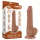 Lovetoy Sliding-Skin - herés kétrétegű dildó - 19,5 cm (natúr)