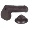 Lovetoy Sliding-Skin - herés kétrétegű dildó - 18,3 cm (barna)
